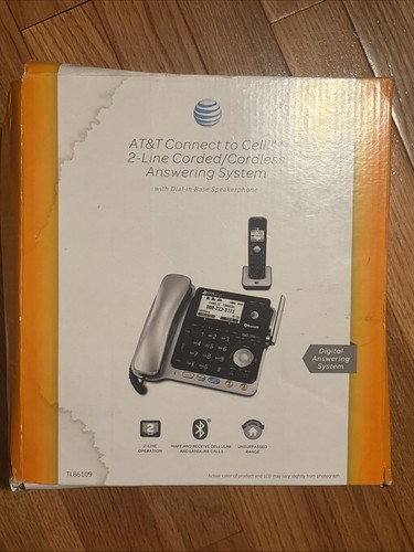 Tl86109 cordless phone w - at&t, w/