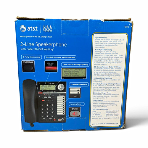 993 line corded desk - 993,