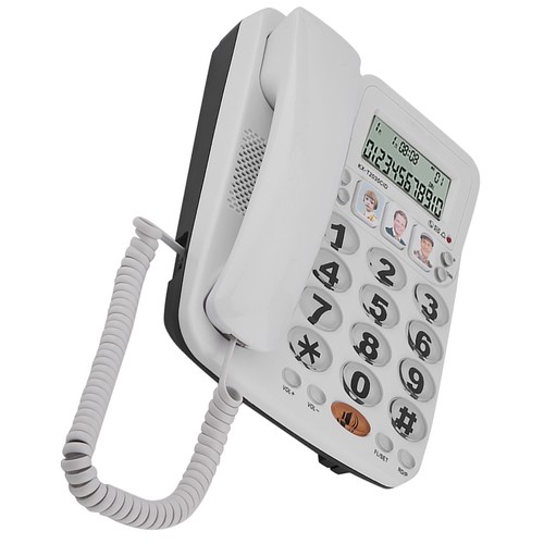 Line corded phone with - 2‑line,